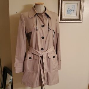 DKNY Women's Tan Trench Coat